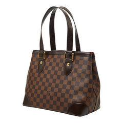 ルイ ヴィトン ダミエ ハムステッドPM トートバッグ ハンドバッグ N51205 ブラウン PVC レザー レディース LOUIS VUITTON 【中古】