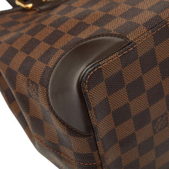 ルイ ヴィトン ダミエ ハムステッドPM トートバッグ ハンドバッグ N51205 ブラウン PVC レザー レディース LOUIS VUITTON 【中古】
