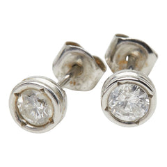 Pt900 プラチナ ダイヤ0.32ct スタッドピアス ピアス レディース 【中古】