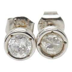 Pt900 プラチナ ダイヤ0.32ct スタッドピアス ピアス レディース 【中古】