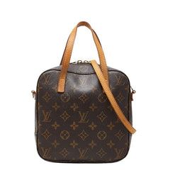 ルイ ヴィトン モノグラム スポンティーニ ハンドバッグ ショルダーバッグ 2WAY M47500 ブラウン PVC レザー レディース LOUIS VUITTON 【中古】