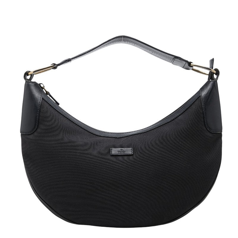グッチ GGクリスタル ワンショルダーバッグ 257297 ブラック PVC レザー レディース GUCCI 【中古】