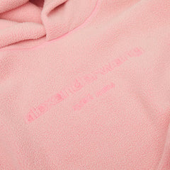 アレキサンダーワン ロゴ フリース プルオーバー パーカー UCC1231608 ピンク ポリエステル レディース Alexander Wang 【中古】