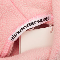 アレキサンダーワン ロゴ フリース プルオーバー パーカー UCC1231608 ピンク ポリエステル レディース Alexander Wang 【中古】