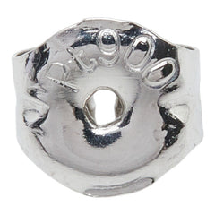 Pt900 プラチナ エメラルド ダイヤ0.16ct フラワーモチーフ ピアス レディース 【中古】