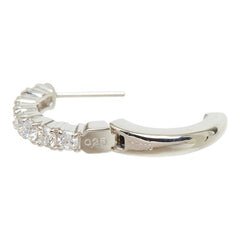 Pt900 プラチナ ダイヤモンド ダイヤ0.50ct リングピアス ピアス レディース 【中古】