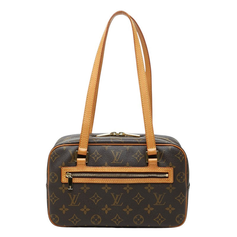 ルイ ヴィトン モノグラム シテ MM ショルダーバッグ M51182 ブラウン PVC レザー レディース LOUIS VUITTON 【中古】