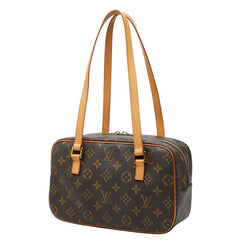 ルイ ヴィトン モノグラム シテ MM ショルダーバッグ M51182 ブラウン PVC レザー レディース LOUIS VUITTON 【中古】