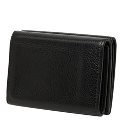 バレンシアガ キャッシュ 三つ折り財布 594312 ブラック レザー レディース BALENCIAGA 中古