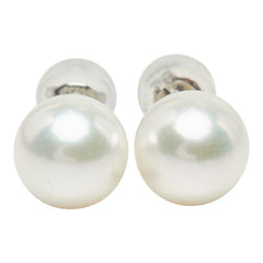 Pt900 プラチナ アコヤ真珠 アコヤパール8.1~8.2mm ピアス レディース 中古