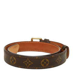 ルイ ヴィトン モノグラム サンチュール ベルト サイズ75/30 M9274 ブラウン PVC レディース LOUIS VUITTON 中古