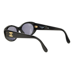 シャネル ココマーク サングラス 05974 94305 ブラック ゴールド アセテート レディース CHANEL 中古