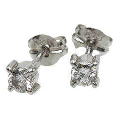 ダイヤモンド Pt900 プラチナ Pt850 プラチナ ダイヤ0.24ct スタッドピアス ピアス レディース 中古