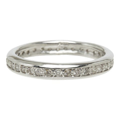 ダイヤモンド Pt900 プラチナ ダイヤ0.50ct フルエタニティ リング 指輪 レディース 11.5号 中古