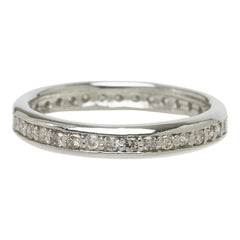 ダイヤモンド Pt900 プラチナ ダイヤ0.50ct フルエタニティ リング 指輪 レディース 11.5号 中古