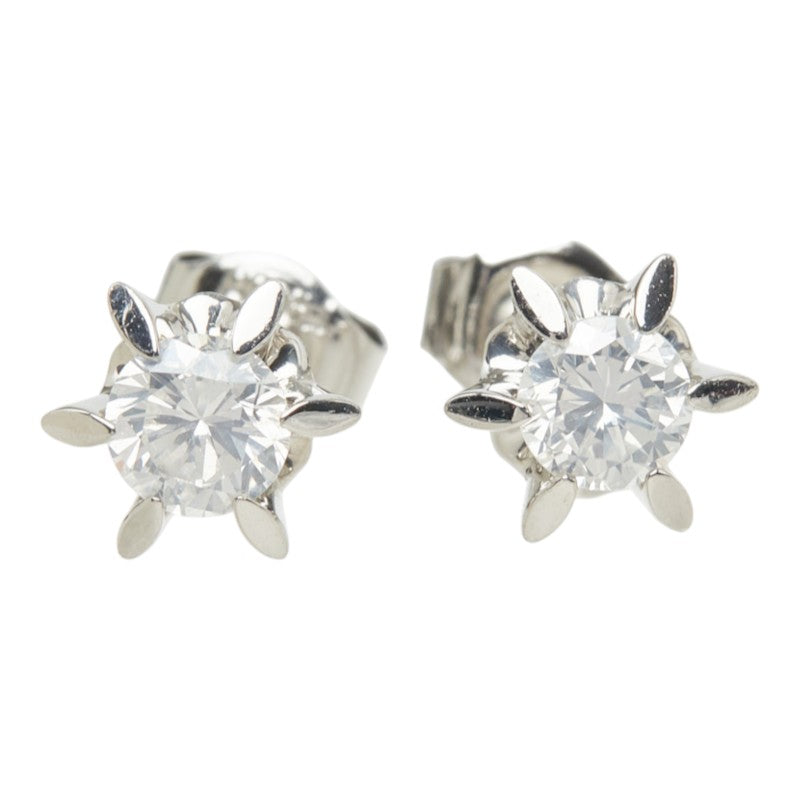 ダイヤモンド Pt900 プラチナ ダイヤ0.53ct ピアス レディース 中古