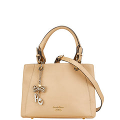 サマンサタバサ ハンドバッグ ショルダーバッグ 2WAY SA1720AW31456 ベージュ レザー レディース Samantha Thavasa 【中古】