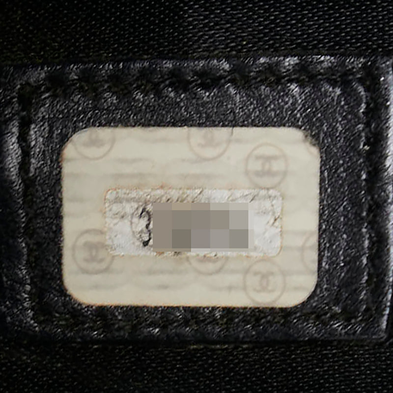 シャネル ココマーク ボストンバッグ ショルダーバッグ 2WAY ブラック キャビアスキン レディース CHANEL 【中古】