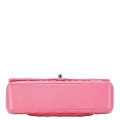 シャネル ココマーク マトラッセ25 ダブルフラップ チェーン ショルダーバッグ ピンク ゴールド金具 キャビアスキン レディース CHANEL 【中古】