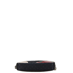 ルイ ヴィトン モノグラム サテン ポシェット コント ドゥ フェ ワンショルダーバッグ M92275 ノワール ブラック サテン レザー パテントレザー レディース LOUIS VUITTON 【中古】