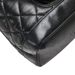 シャネル マトラッセ ココマーク ゴールド金具 チェーン リュック バックパック ブラック ラムスキン レディース CHANEL 【中古】