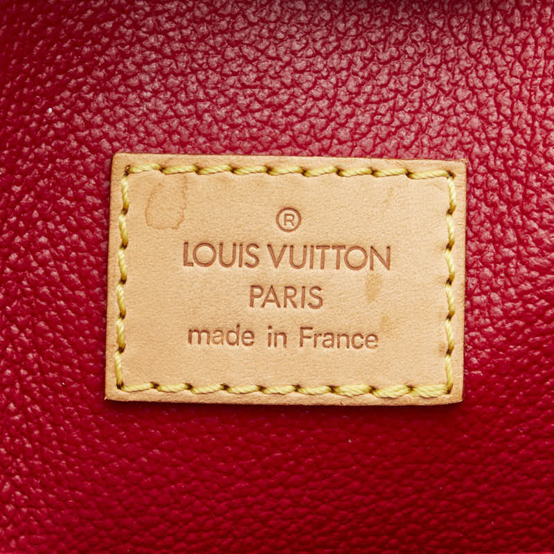 ルイ ヴィトン ×村上隆 モノグラム チェリー サックプラ トートバッグ M95010 ブラウン PVC レザー レディース LOUIS VUITTON 【中古】
