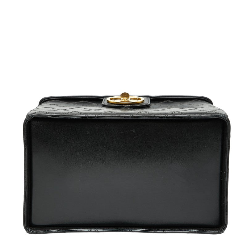 シャネル ビコローレ バニティバッグ ショルダーバッグ 2WAY ブラック ラムスキン レディース CHANEL 【中古】