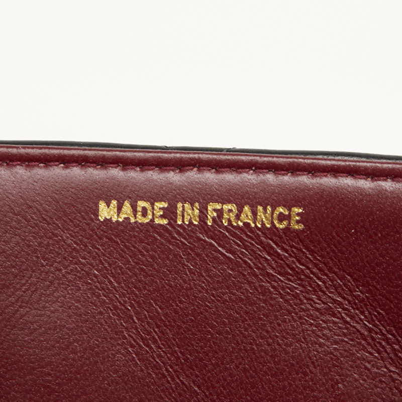 シャネル ココマーク デカマトラッセ34 斜め掛け チェーン ショルダーバッグ ブラック レザー レディース CHANEL 【中古】
