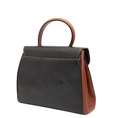 ロエベ ハンドバッグ ショルダーバッグ 2WAY ブラック ブラウン レザー レディース LOEWE 【中古】