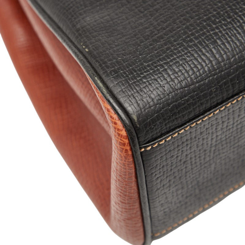 ロエベ ハンドバッグ ショルダーバッグ 2WAY ブラック ブラウン レザー レディース LOEWE 【中古】
