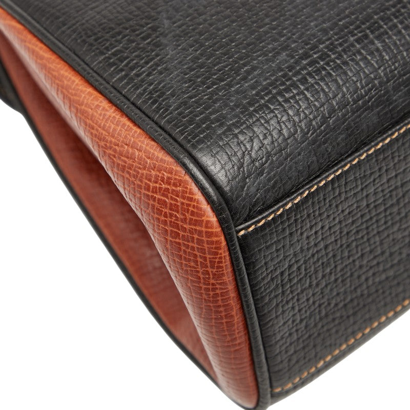 ロエベ ハンドバッグ ショルダーバッグ 2WAY ブラック ブラウン レザー レディース LOEWE 【中古】