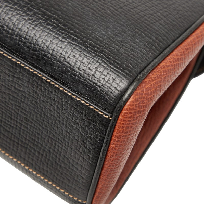 ロエベ ハンドバッグ ショルダーバッグ 2WAY ブラック ブラウン レザー レディース LOEWE 【中古】