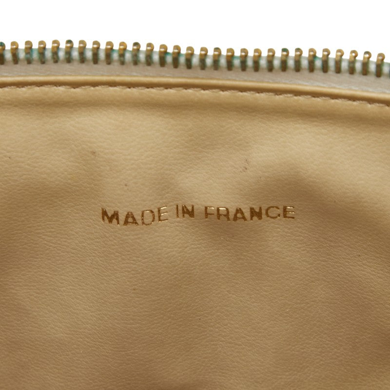 シャネル ココマーク バニティバッグ ハンドバッグ ホワイト キャビアスキン レディース CHANEL 【中古】