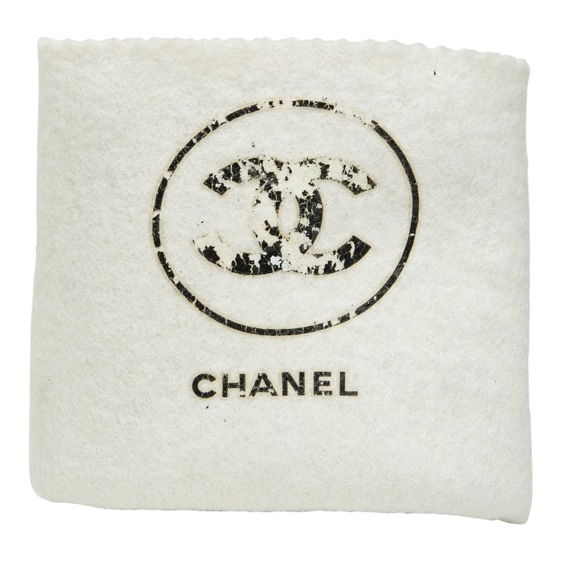 シャネル ココマーク デカマトラッセ34 斜め掛け チェーン ショルダーバッグ ブラック レザー レディース CHANEL 【中古】
