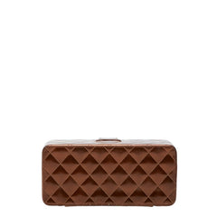 シャネル ココマーク マトラッセ バニティバッグ チェーン ハンドバッグ ブラウン パテントレザー レディース CHANEL 【中古】