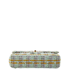 シャネル ココマーク マトラッセ クラシック ハンドバッグ トップハンドル マルチカラー ツイード レディース CHANEL 【中古】
