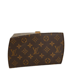 ルイ ヴィトン ツイステッドボックス ショルダーバッグ ブラウン PVC レザー レディース LOUIS VUITTON 【中古】