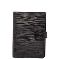 ルイ ヴィトン エピ アジェンダPM 手帳カバー R20052 ノワール ブラック レザー レディース LOUIS VUITTON 【中古】