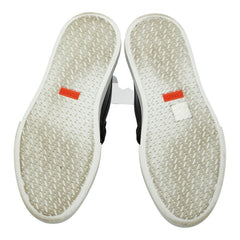 エルメス ゲーム スニーカー スリッポン サイズ:37.5 ブラック ホワイト レザー レディース HERMES 【中古】