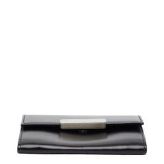 プラダ ロゴ コインケース 小銭入れ ブラック レザー レディース PRADA 【中古】