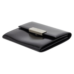 プラダ ロゴ コインケース 小銭入れ ブラック レザー レディース PRADA 【中古】