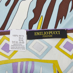 エミリオ プッチ スカーフ マルチカラー シルク レディース Emilio Pucci 【中古】