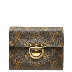 ルイ ヴィトン モノグラム ポルトフォイユ コアラ 二つ折り財布 M58013 ブラウン PVC レザー レディース LOUIS VUITTON 【中古】