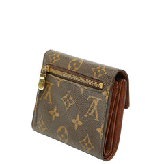 ルイ ヴィトン モノグラム ポルトフォイユ コアラ 二つ折り財布 M58013 ブラウン PVC レザー レディース LOUIS VUITTON 【中古】