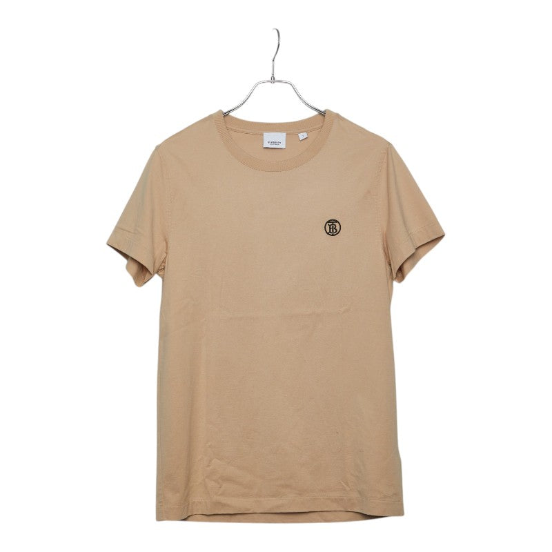 バーバリー ロゴ クルーネック 半袖Tシャツ カットソー サイズ SP ベージュ コットン ポリウレタン レディース BURBERRY 【中古】