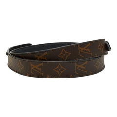 ルイ ヴィトン モノグラム ショルダーストラップ J02331 ブラウン ブラック PVC レザー レディース LOUIS VUITTON 【中古】