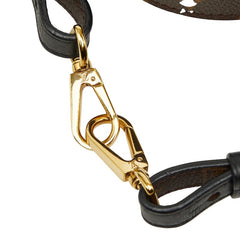 ルイ ヴィトン モノグラム ショルダーストラップ J02331 ブラウン ブラック PVC レザー レディース LOUIS VUITTON 【中古】