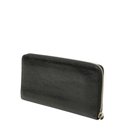 バレンシアガ クラシック コンチネンタル ラウンドファスナー 長財布 253036 ブラック レザー レディース BALENCIAGA 【中古】