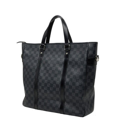ルイ ヴィトン ダミエ グラフィット タダオ トートバッグ ショルダーバッグ 2WAY N51192 ブラック PVC レザー レディース LOUIS VUITTON 【中古】