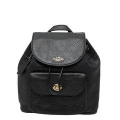 コーチ リュック バックパック F37621 ブラック レザー レディース COACH 【中古】